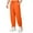 Orange, variant on hotojiny Mens Casual Pants Summer Baggy Drawstring Elastic Waist Cropped Trousers Comfy Cinch Bottoms Yoga Beach Pants