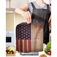 thumbnail image 2 of American Flag Vintage Stand Mixer Dust Cover with Storage Pocket & Handles, Farmhouse Baseball Blue Red Fits All Tilt Head & Bowl Lift Kitchen Appliance Cover Organizer Bag Accessories, 6-8 Quart, 2 of 6
