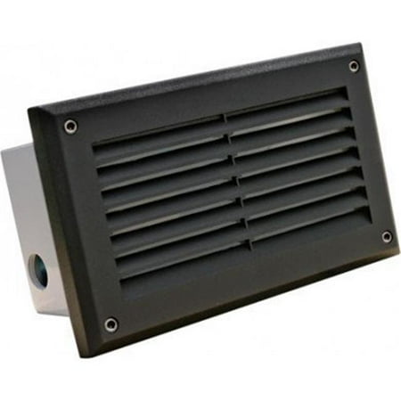 

Dabmar Lighting DSL1006-B 5W & 120V PL5 Louvered Down Step Light - Black