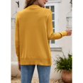 thumbnail image 5 of Women Casual Cardigan Sweater Front Open Long Sleeve Knitted Jacket with Pockets, 5 of 5
