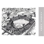 Fenway Park 1990 Waterford Publishing baseball 4x6 card or postcard