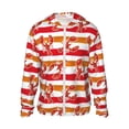 thumbnail image 1 of Fotbe Red Lobster Chaqueta con Protección Solar UPF 50+ para Hombre y Mujer, Camisa con Capucha y Bolsillos-X-Large, 1 of 7