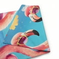 thumbnail image 6 of PHYHOO  Hello Summer Garden Flag Double Sided Pink Flamingo Tropical Beach Summer Welcome Small Yard Flag Burlap Seasonal Farmhouse Outside Outdoor Decoration White, 6 of 6