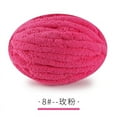 thumbnail image 1 of Zhuge 1 paquete de hilo de terciopelo de chenilla para tejer, lana gruesa y cálida para tejer a crochet, para hacer bolsos, suéteres, muñecas, 250 g, color rosa, 1 of 4