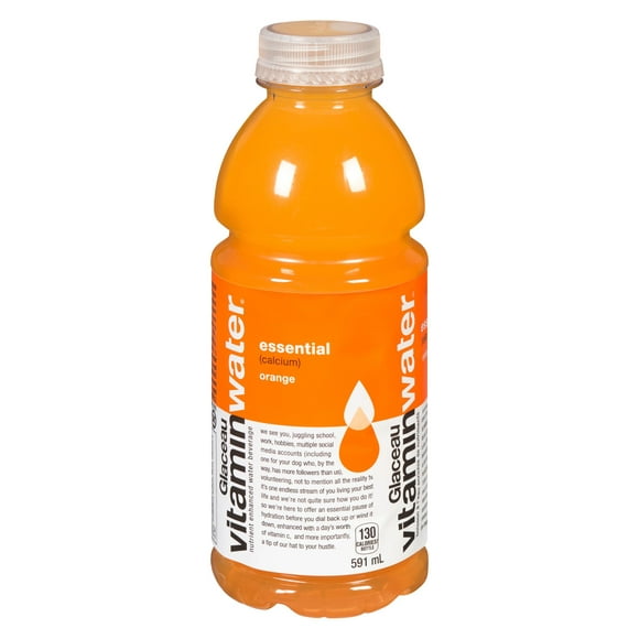 Glacéau vitaminwater Essential, Orange Bottle, 591 mL, 591 mL