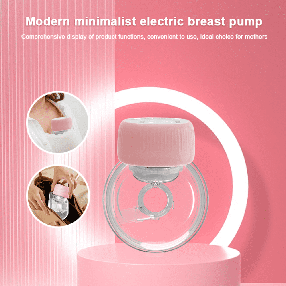 Portable Breast Pump - Ultra Quiet, 4 Modes, Anti-Backflow, Long-Lasting Battery, Hospital-Grade Efficiency