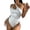 A-White, variant on Women's One-Piece Swimsuit One Shoulder Solid Color Snakeskin Print Sexy Swim Suits