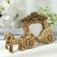thumbnail image 6 of BalsaCircle Gold 7" Horse Carriage Picture Frame Party Wedding Favors Events Reception Decorations Supplies, 6 of 8