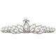 thumbnail image 1 of KAKOWELY Corona nupcial de perlas para boda, diadema con diamantes de imitación, corona con joyas, accesorio para novia, 1 of 4