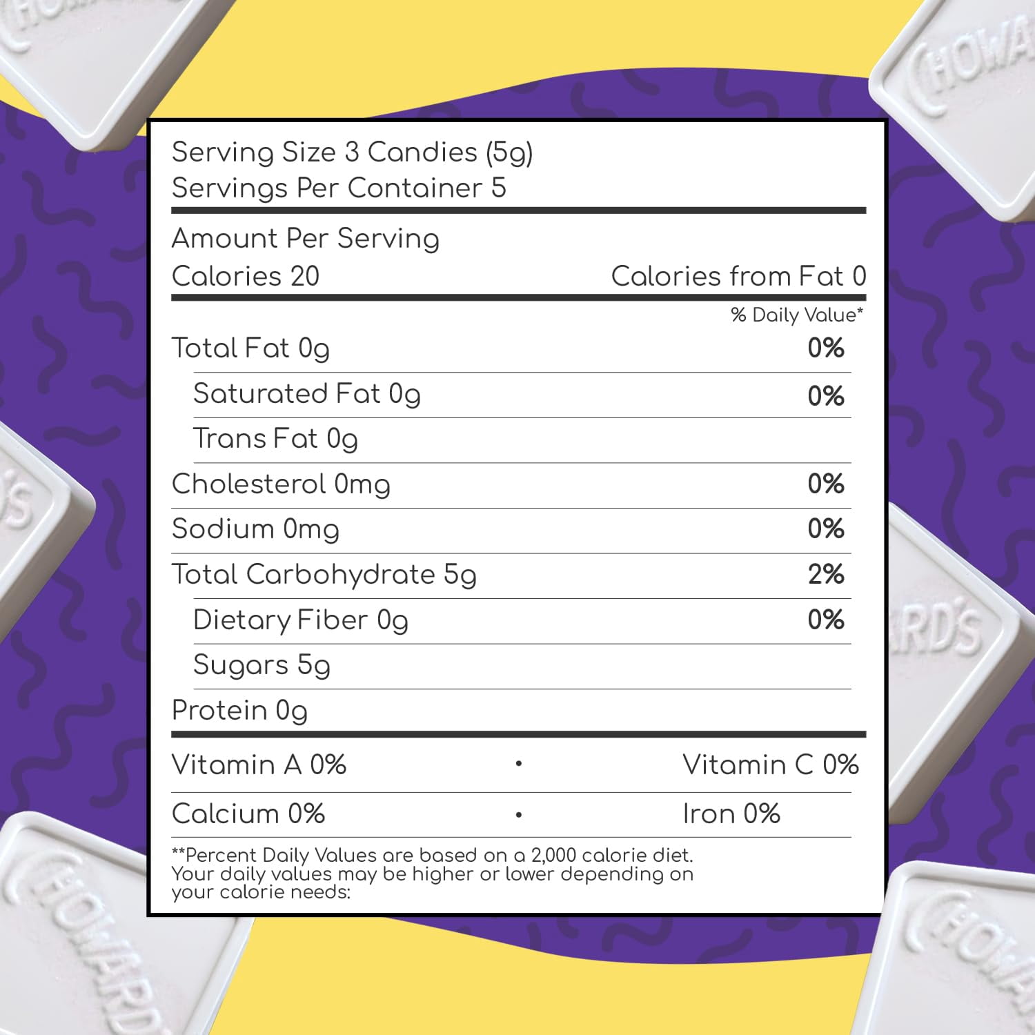 Choward's Violet Mints (Pack of 24)