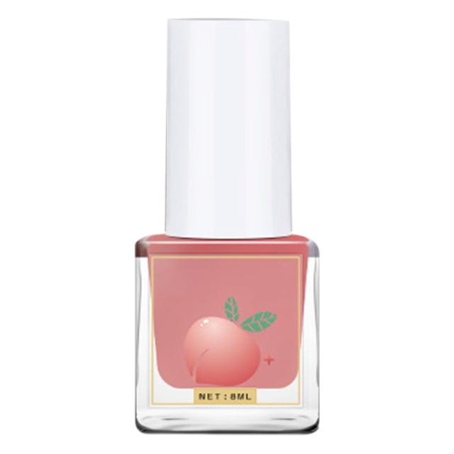 YDLCAFD Nail Design Polish Water Based Peelable Nail Polish Can Be Peeled without Nail Lamp Quick Drying Transparent Nail Polish Long Lasting DIY Home Nail Polish 8ML