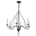 thumbnail image 3 of Meyda Tiffany 154071 Polonaise 6 Light 36" Wide Taper Candle Style Chandelier - Bronze, 3 of 5