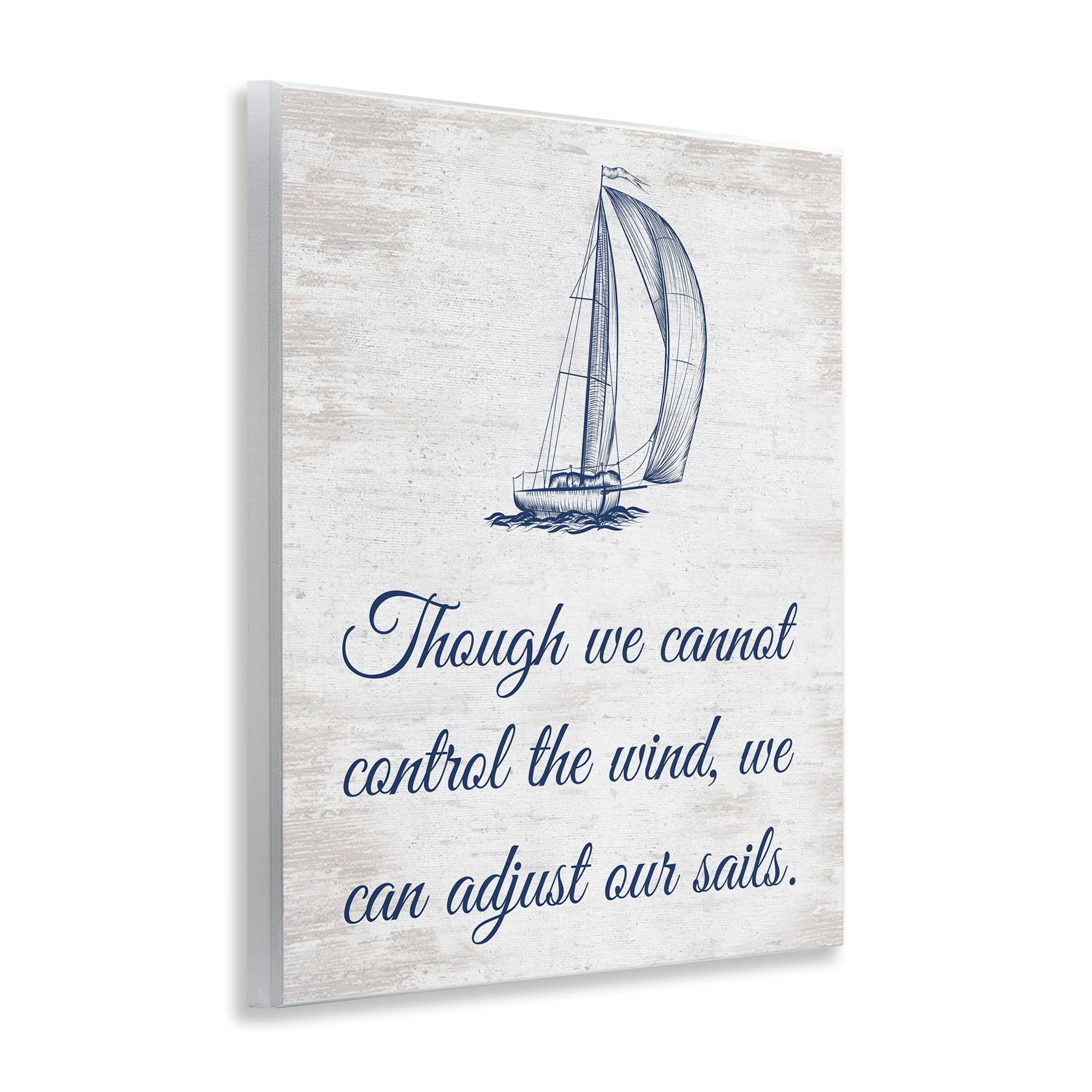 Stupell Industries Adjust Our Sails Transportation Painting Unframed Art Print Wall Art, 11 x 14