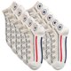 thumbnail image 1 of Medias Juveniles VersSockCream 5Pares Crema 5-9.5US Converse Calcetines Tubo Corto Poliéster., 1 of 1