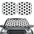 thumbnail image 2 of Balery 2 Piece Soccer Ball Car Windshield Sun Shade|Foldable Front Windshield Shade for Car Front Window for Most Sedans SUV Truck-Small, 2 of 7