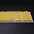 thumbnail image 4 of lionlar Double PBT Pudding Keycaps Set for Cherry Mechanical Keyboard Yellow, 4 of 4