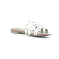 thumbnail image 6 of Sam Edelman Bay Women's Sandals & Flip Flops White Studded Size 7.5 M, 6 of 8