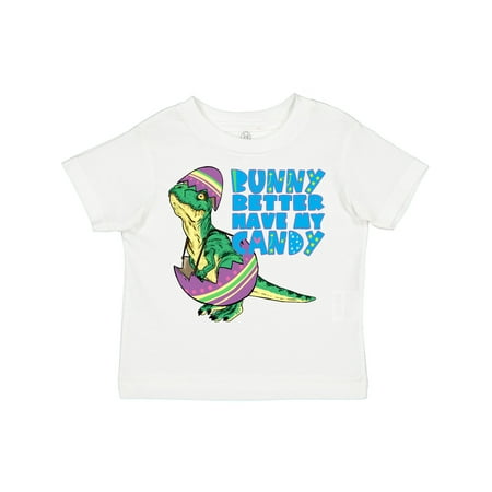 

Inktastic Easter Baby Dino Bunny Better Have My Candy Gift Toddler Boy or Toddler Girl T-Shirt