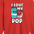 thumbnail image 3 of Instant Message - I Love My Pop - Toddler & Youth Long Sleeve Graphic T-Shirt, 3 of 6