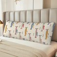 thumbnail image 2 of Rateoe Long Body Pillow Cover, 20x54 Inches Body Pillow Cases, Soft Brushed Microfiber Zipper Design, Striped Vintage Planes -Pillows Not Included, 2 of 7