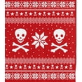 thumbnail image 4 of Skull & Crossbones Red Long Sleeve T-Shirt, 4 of 6