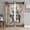 brown, variant on Farm Animals Sheer Curtains for Living Room Bedroom Cow Pig Rooster Rustic Vintage Black Sheer Curtains 45 Inch Long 2 Panels Set Light Filtering Curtain Window Treatments Drapes for Dining Room