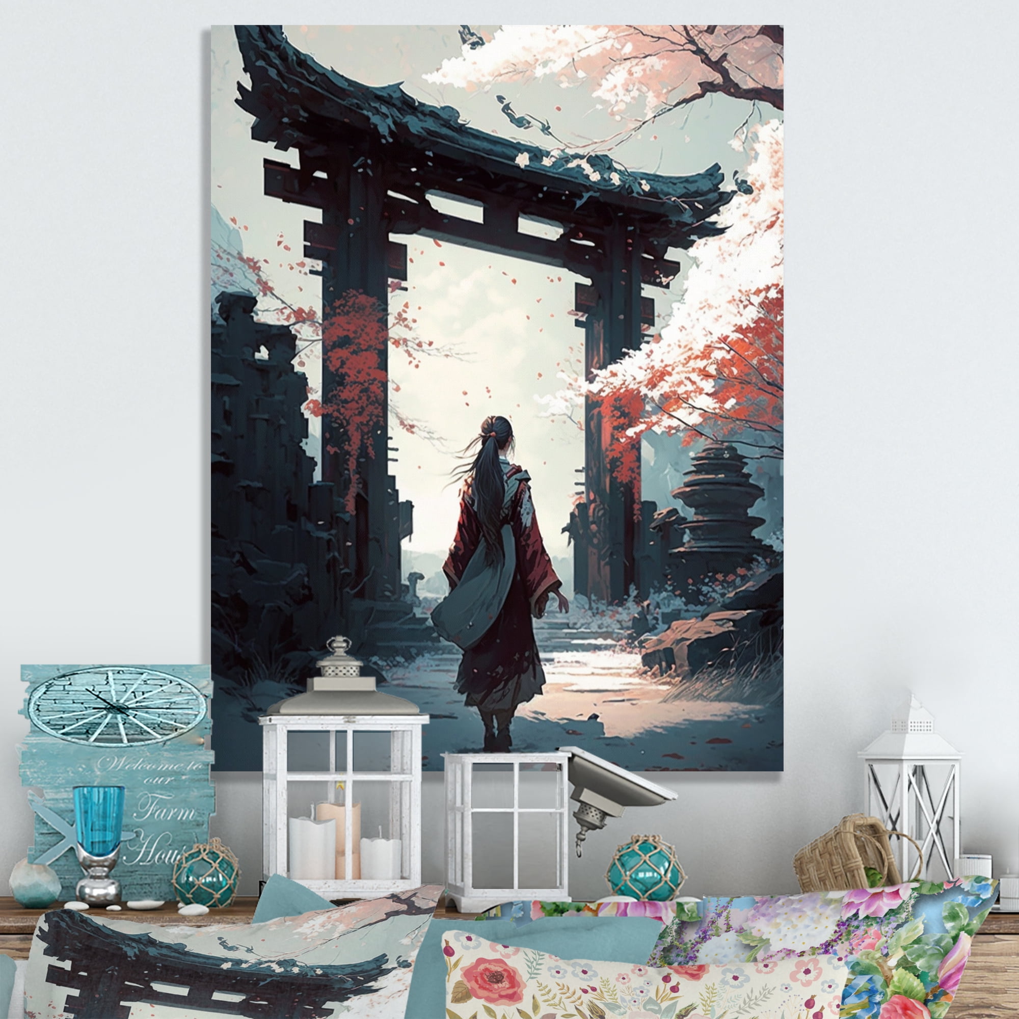 Designart Architectural City Landscape III Canvas Wall Art