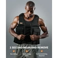 thumbnail image 5 of Adjustable Weighted Vest with Shoulder Pads - Adjustable Size & Weight - 10/15/20/30/40/50/80lbs Body Weight Vest for Men & Women, 5 of 6