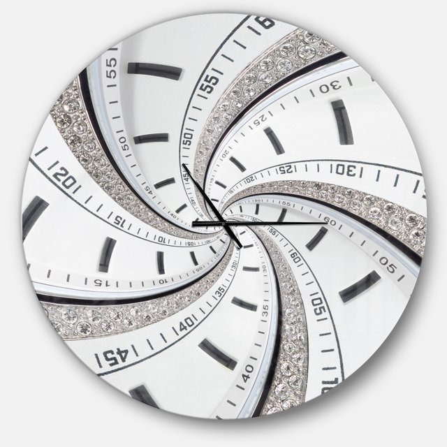 Designart « Tourbillon du Temps » Horloge Murale Moderne