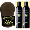 thumbnail image 1 of Tan Physics True Color Sunless Tanner 8 Fl oz (Paquete de 2) con guantes de bronceado de Sans-Sun - Autobronceador - Loción bronceadora sin sol - Autobronceadores Los más vendidos - Bronceado falso Br, 1 of 5