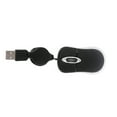 thumbnail image 1 of 2 Pcs Mini Souris Optique Compacte de Voyage Cordon Rétractable Plug and Play pour Windows (Noir), 1 of 6