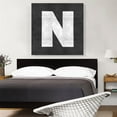 thumbnail image 2 of ARTCANVAS Chalkboard Alphabet Letter N Canvas Art Print - Size: 36" x 36" (1.50" Deep), 2 of 9