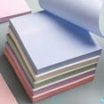 thumbnail image 3 of LNGOOR 1pc Color Palette Memo Pad  100 Sheets - Square Colorful Notepads  Suitable For Students And Office Use, 3 of 4