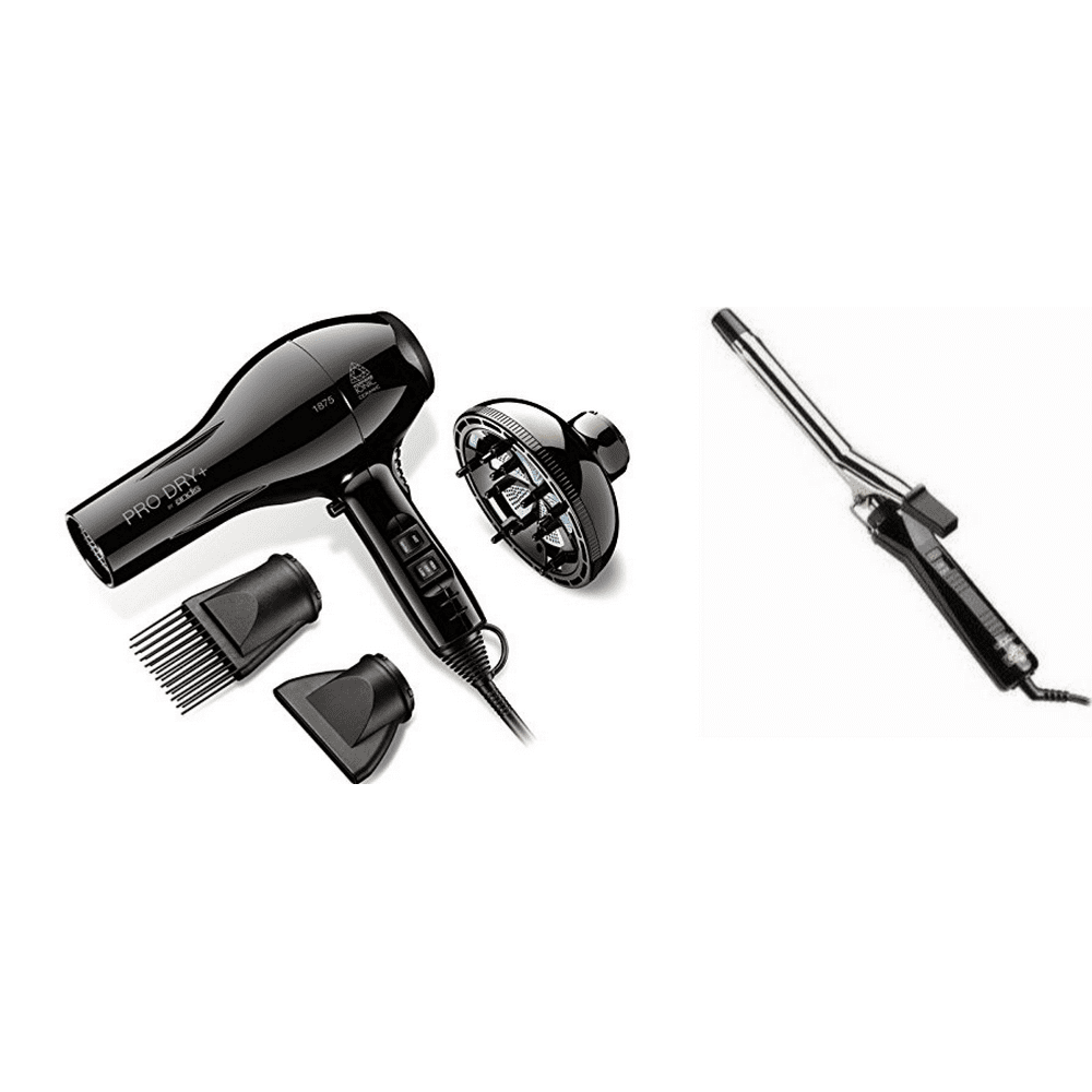 Andis Professional Hair Dryer and Curling Hair Iron Combo Set and BONUS