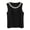 Black, variant on Women Vest Silky Satin Sleeveless Tops with Faux Pearls Collar Loose Fit Summer Tops Formal Semi-Formal Wear