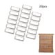 thumbnail image 3 of Portaetiquetas de 20 piezas, etiqueta , marco , soporte de de nombre, Hardware con tornillos para cajón, caja, oficina, hogar, Argén Macarena Portaetiquetas, 3 of 8