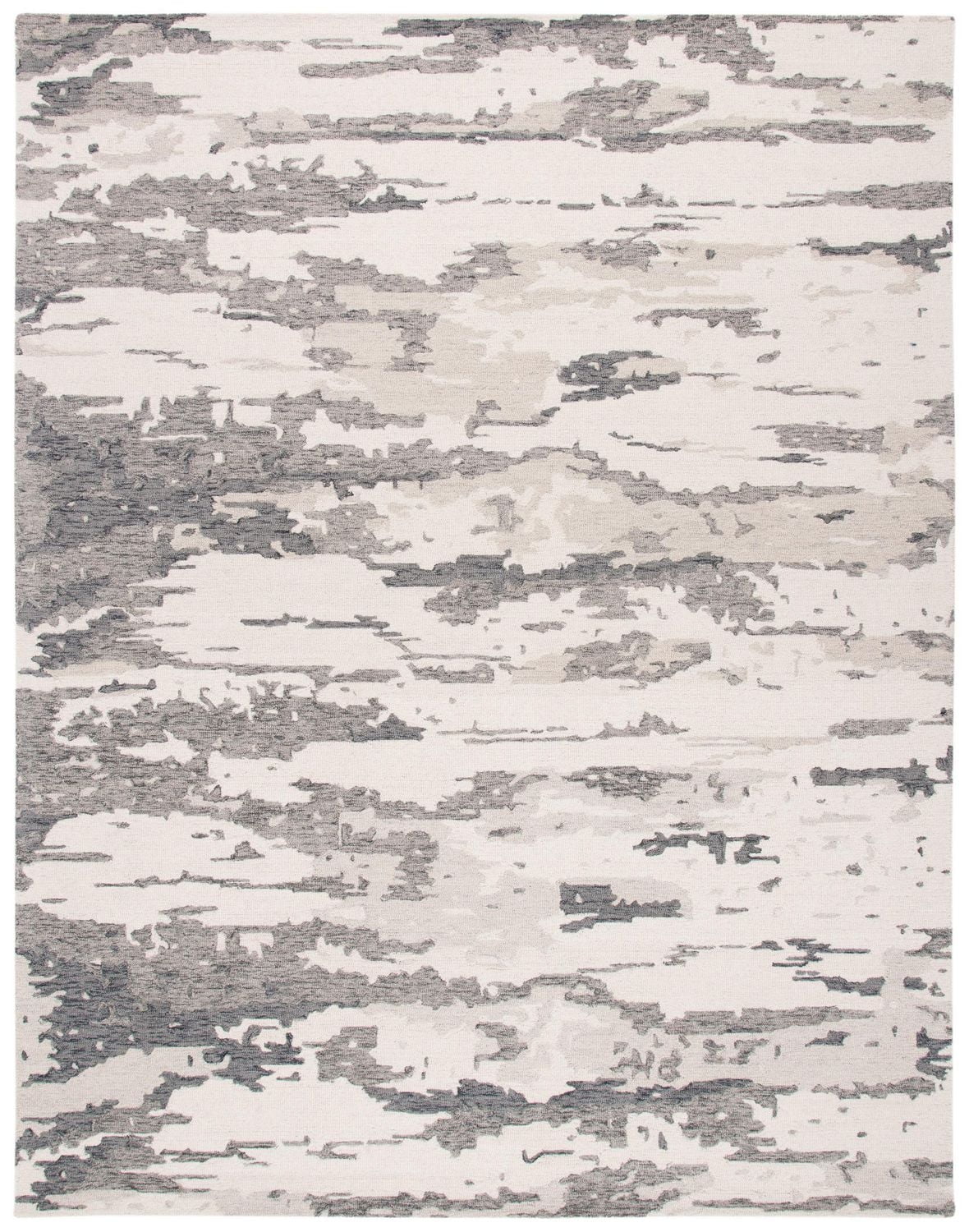 SAFAVIEH Abstract Seachlann Distressed Abstract Wool Area Rug