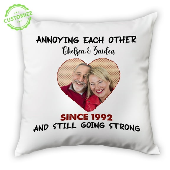 Customizaholic Custom Pillow, Custom Name Pillow, Couple Pillow, Personalized Pillows, Photo Pillows Customized, Customized Pillows With Photos, Personalized Throw Pillows, Customizable Pillow