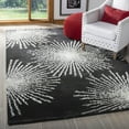 thumbnail image 3 of SAFAVIEH Soho Fiesta Geometric Area Rug, Charcoal/Ivory, 5' x 8', 3 of 9