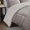 thumbnail image 4 of Full/Queen Plush to Sherpa Down Alternative Comforter Set, 4 of 10
