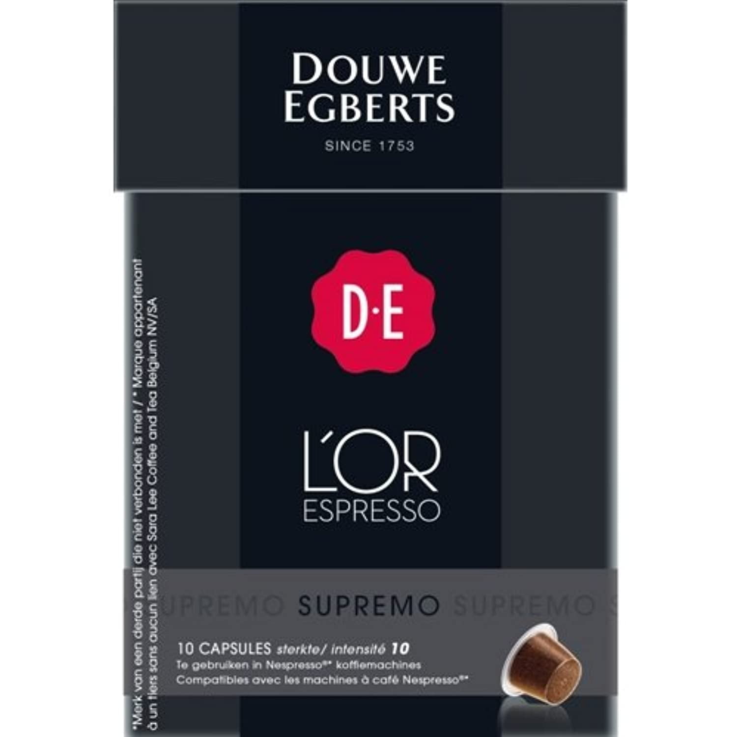 Douwe Egberts Lor Espresso Supremo (Pack Of 2) Nespresso Compatible
