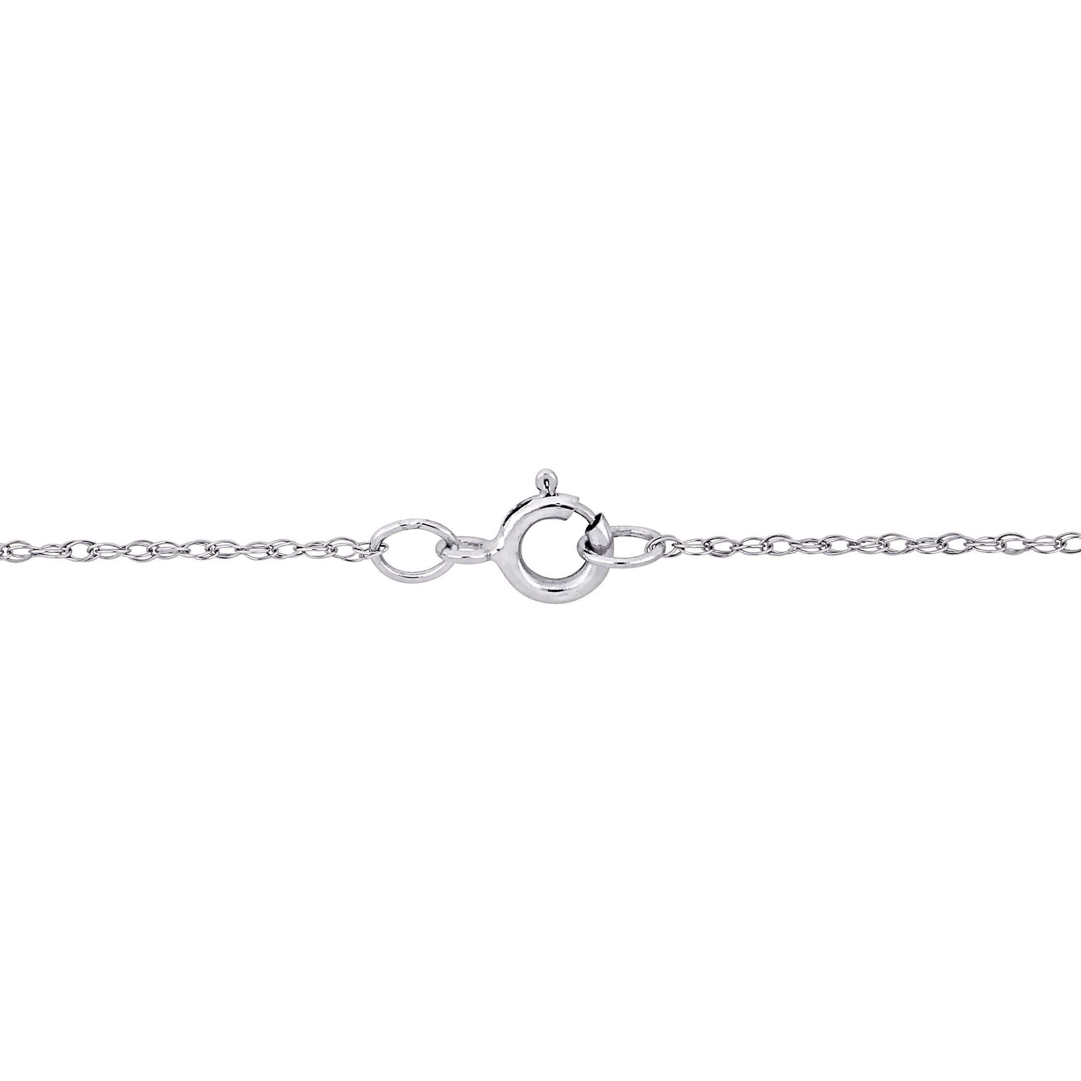 Everly Women's 10k White Gold Necklace