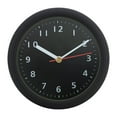 thumbnail image 4 of Reloj de pared de 6 pulgadas, redondo, moderno, sencillo, impermeable, decoración del hogar, creativo, decorativo para la escuela, sala de estar, Negro, 4 of 8