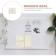 thumbnail image 5 of unbranded Sello De Madera Para Scrapbook Y Diario Con Material Resistente Y Exquisito Beige, 5 of 6