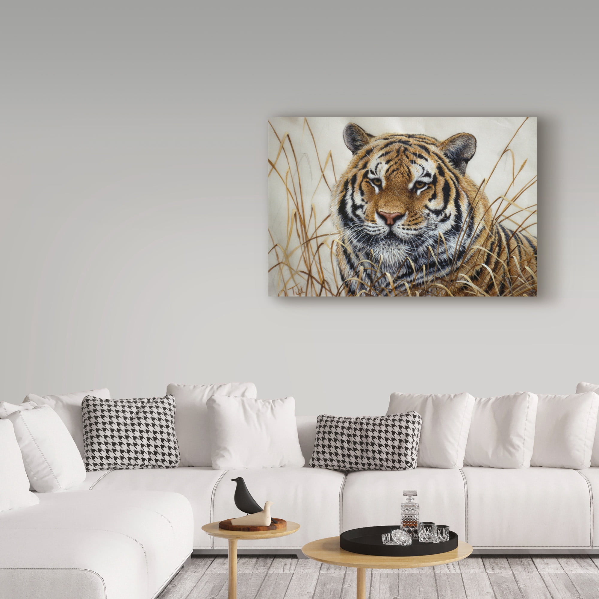 Trademark Fine Art 'Tiger' Canvas Art by Jeff Tift