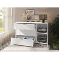 thumbnail image 4 of Shaker 53" Dresser Armoire in White, 4 of 11