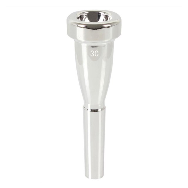 Boquilla de trompeta Boquilla de trompeta en forma de bala accesorios 3C de boca pequeña (plata JShteea El nuevo