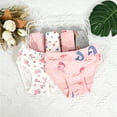 thumbnail image 4 of FamilyBlisst 6‑Pack Girls Soft Cotton Triangle Underwear, Assorted Cute Prints for Little & Big Girls, 4 of 8