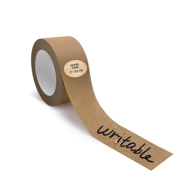 TooCust Writable Paper Packing Tape, 55 yd x 2" Biodegradable Tape