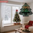 thumbnail image 4 of Stylish Metal Hanging Christmas Tree Wind Spinner - Festive Green Layered Design with Red & Gold Ornaments for Garden Decor, 4 of 7